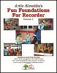 Fun Foundations for Recorder #1 Reproducible Book/CD cover